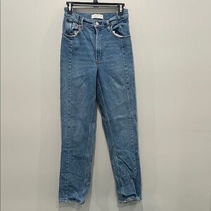 Abercrombie & Fitch Blue Straight Leg Jeans